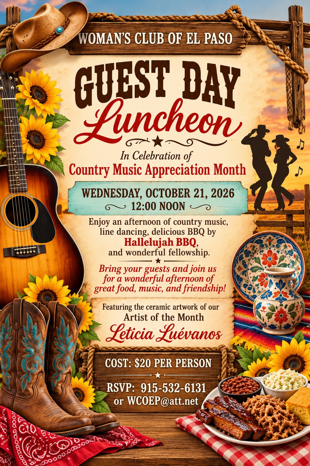 October Guest Day Luncheon